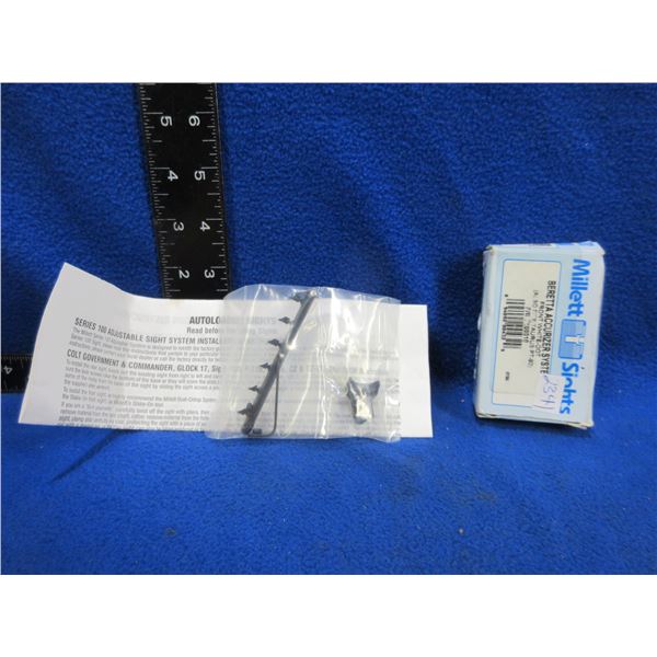 Millet Beretta Accurizer Adjustable Sight System - Front White-Dot