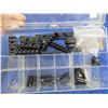 Image 1 : Lot of Misc. Gun Parts - Screws, Swivels, Bases, Etc. in Small Compartment Box