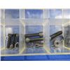 Image 3 : Lot of Misc. Gun Parts - Screws, Swivels, Bases, Etc. in Small Compartment Box