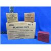 Image 1 : Vintage Cil No. 6 Blasting Caps - 3 Empty Cardboard Boxes & 1 Tin
