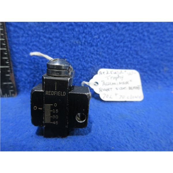 Redfield "W" Aluminum Receiver Peep Sight - Aperture Missing