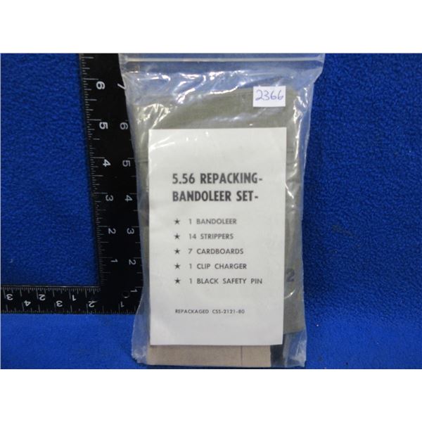 5.56 Repacking Bandoleer Set - Unused Military Surplus