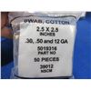 Image 2 : NEW - Cotton Swabs - 2.5" x 2.5" - 6 Packs of 50