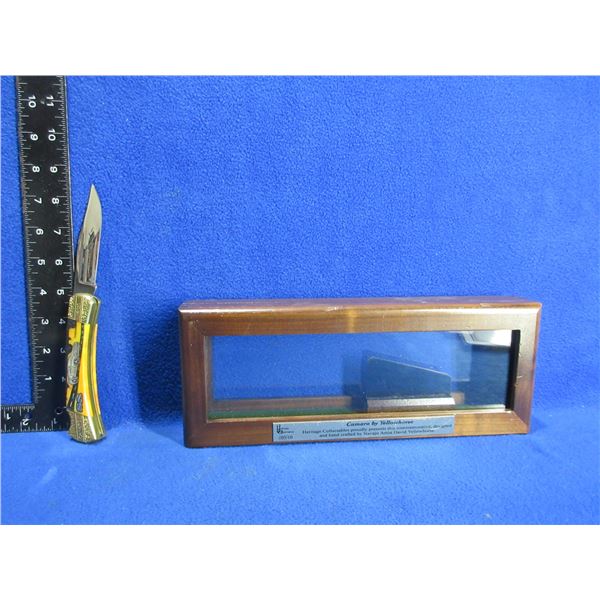 Very Rare Collector Custom Buck Folding Lock Blade Knife - 2010 Camaro SS by Yellow Horse