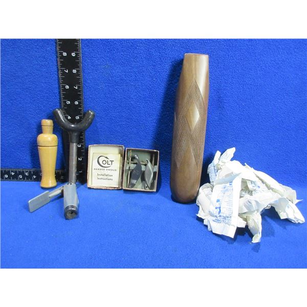 Lot of Misc. - Colt Hammer Shroud (Broken), Forearm, Priming Tool, Etc.