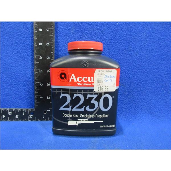Accurate 2230 Double Base Powder (Pick Up or Ship by UPS Only)