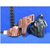 Image 1 : 3 Leather Holsters - Galco SIL230 & C719 WCD, Bianchi 105 Size 13/15