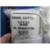 Image 2 : NEW - Cotton Swabs - 2.5" x 2.5" - 6 Packs of 50