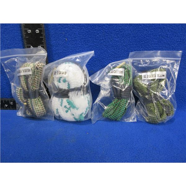 NEW - 4 Pull Thrus - 12 Ga., 22 Cal., 30 Cal., 38 Cal./9MM