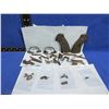 Image 1 : Lot of Assorted Webley Revolver Parts - Grips, Springs, Trigger Guards, Etc.