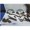 Image 2 : Lot of Assorted Webley Revolver Parts - Grips, Springs, Trigger Guards, Etc.