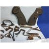 Image 3 : Lot of Assorted Webley Revolver Parts - Grips, Springs, Trigger Guards, Etc.