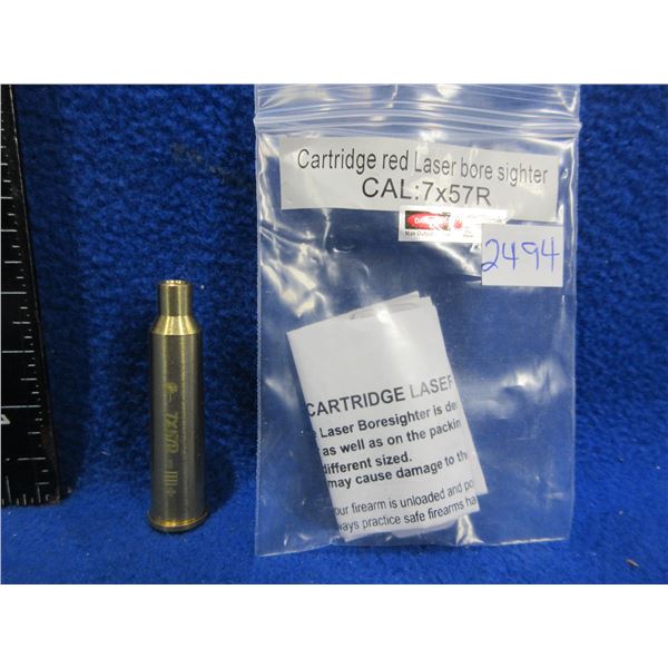 NEW - 7X57R Cartridge Red Laser Bore Sight with Batteries
