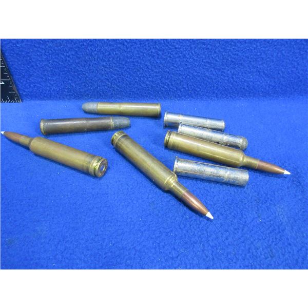 Collector Ammo - 8 Misc. Large Caliber Cartridges (Pick Up or Ship by UPS Only)