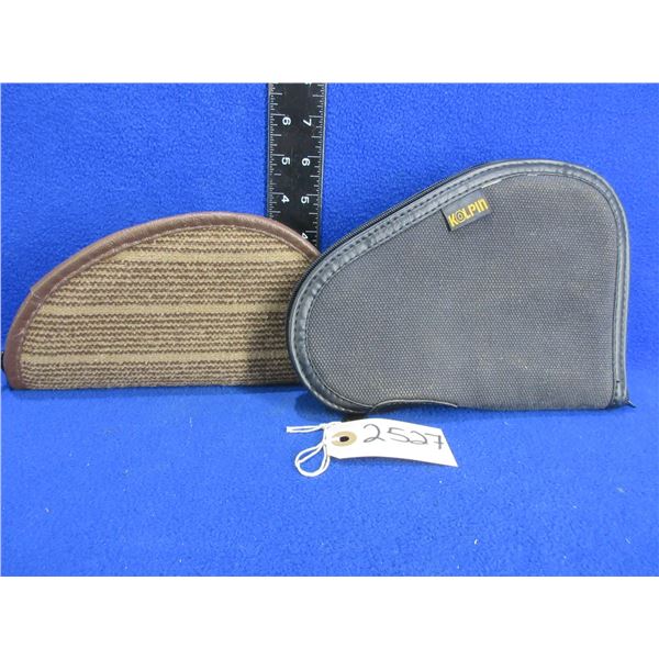 2 Soft Handgun Cases - Kolpin and Unknown