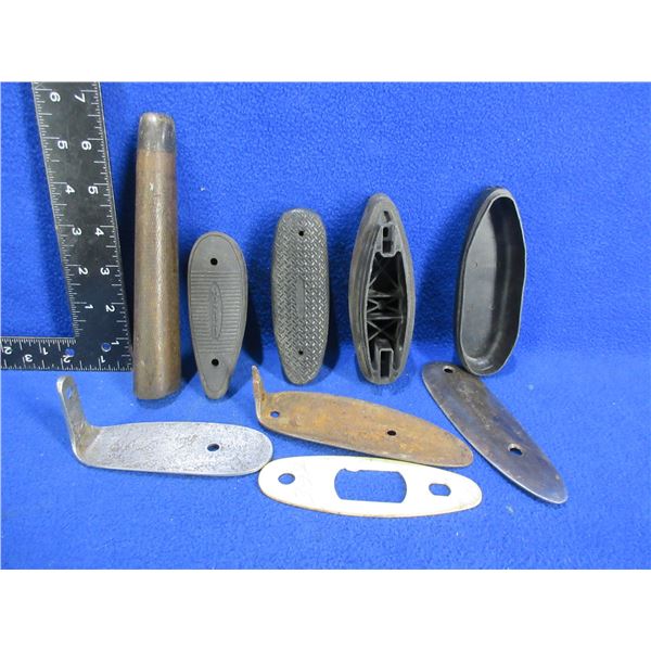 Lot of Misc. Rubber Recoil Pads and Metal Butt Plates