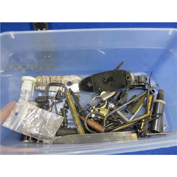 Lot of Misc. Gun Parts, Tools, Stripper Clips, Etc.