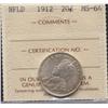 Image 1 : 1912 Newfoundland Twenty Cent