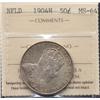 Image 1 : 1904 H Newfoundland Fifty Cent 