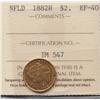 Image 1 : 1882 H Newfoundland $2 Gold