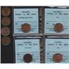 Image 1 : Lot of Eight Small Cents