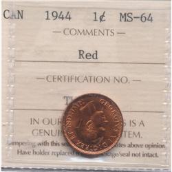1944 One Cent