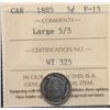 Image 1 : 1885 Five Cent