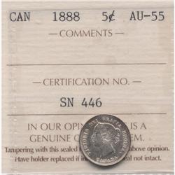 1888 Five cents