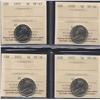 Image 2 : Lot of Nine Five Cents