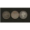 Image 2 : Lot of Three Semi Key Date Ten Cent Coins