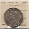 Image 1 : 1945 Silver Dollar