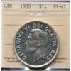 Image 1 : 1950 Silver Dollar