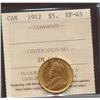 Image 1 : 1912 Five Dollar Gold