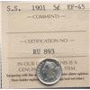 Image 1 : 1901 Strait Settlements Five Cent