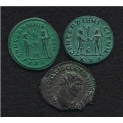 Lot of 3 Bronze Roman Imperial Coins