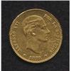 Image 2 : 1878 Spain 25 Pesetas Gold Coin