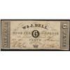 Image 1 : W & J Bell, six pence