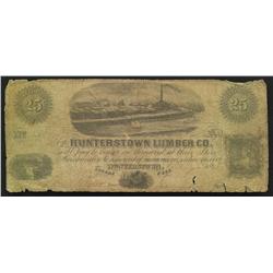 Hunterstown Lumber Co., 25 cents