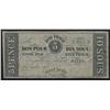 Image 1 : 1837 Hart's Bank Five Pence, Three Rivers
