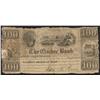Image 1 : Casey's American Mart - The Quebec Bank $100 Scrip