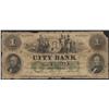 Image 1 : 1857 City Bank $1 