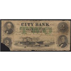 1857 City Bank $2