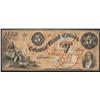 Image 1 : 1859 Colonial Bank of Canada $5