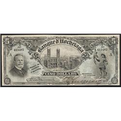 1914 Banque d'Hochelaga $5