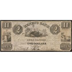 1837 Henry's Bank $2