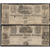 Image 1 : 1837 Mechanics Bank of St. John's $1 & $2 Remainder Pair