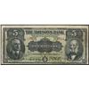 Image 1 : 1908 Molsons Bank $5