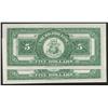 Image 2 : 1922 Molsons Bank $5 Lot of Two Consecutive Serial #'s