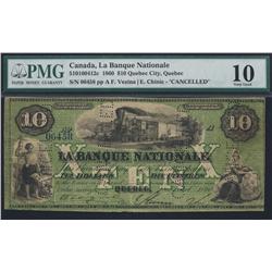 1860 Banque Nationale $10, avril 25