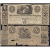 Image 1 : Lot of 2 1836 New Castle District Loan Co $2 & $10